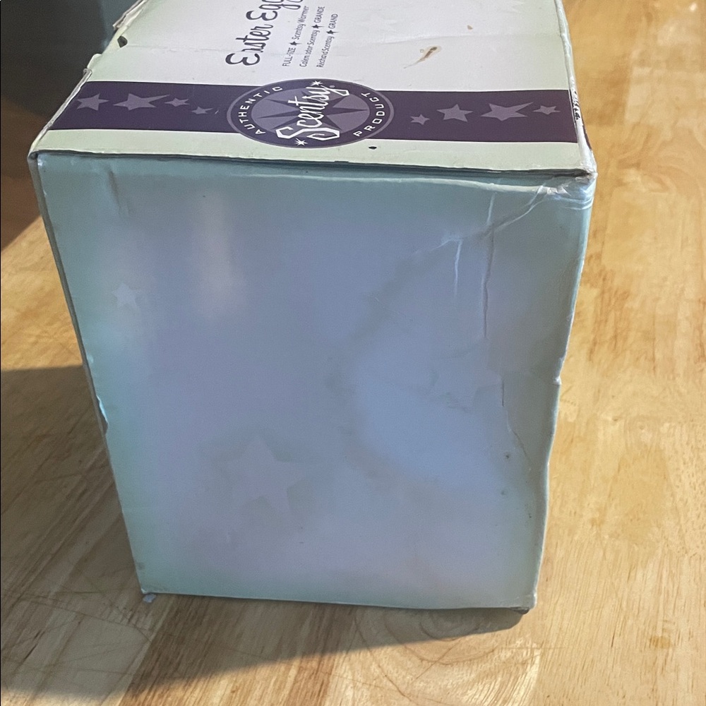 Scentsy Easter Egg Scent Warmer - Blue and Yellow - Picture 8 of 8